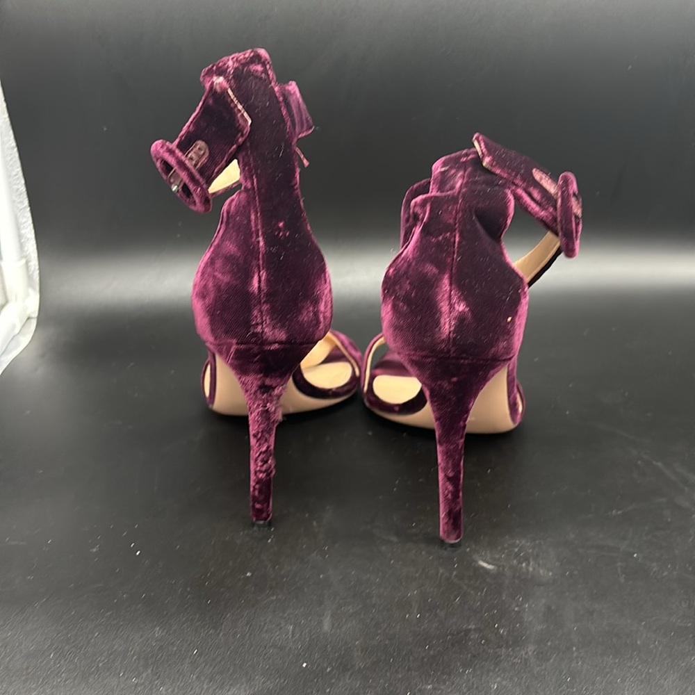 GIANVITO ROSSI Velvet heel sandals 37.5 - Picture 7 of 10